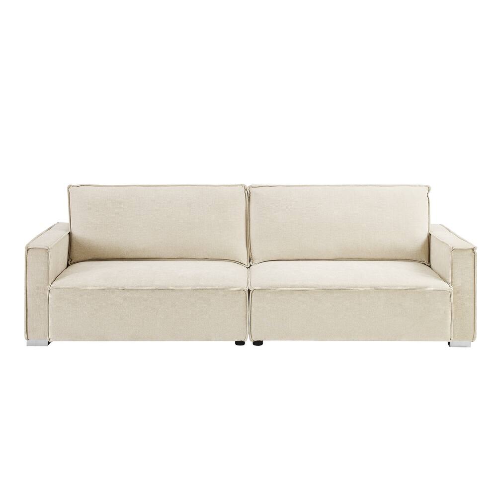 Dilans 99.6" W Comfort & Modern Square Arm Sofa