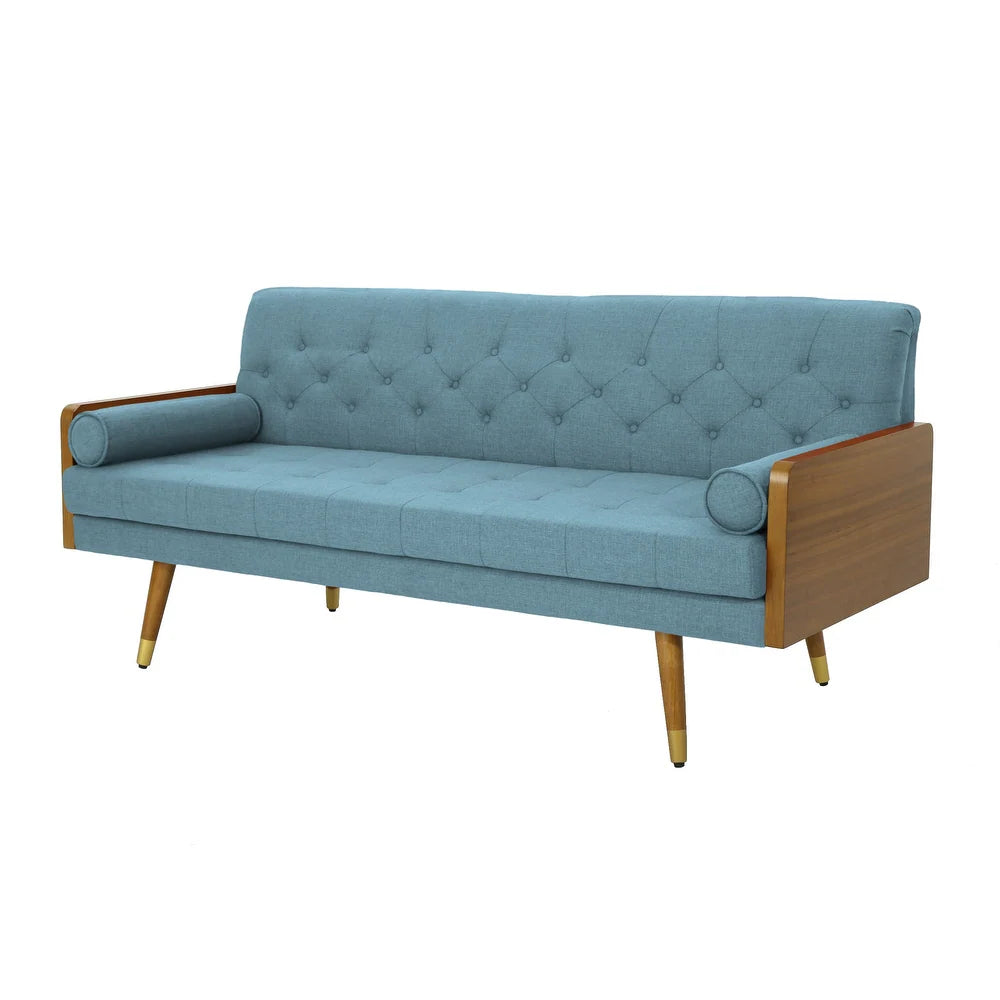 Jalon Tufted Fabric Sofa by Christopher Knight Home